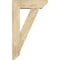 Ekena Millwork Traditional Slat Rough Sawn Bracket w/ Offset Brace, Douglas Fir, 6"W x 18"D x 30"H BKT0604X18X30TRA06RDF - alternate 3